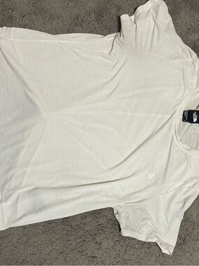 The North Face Cream Short Sleeve Back Tie Tee